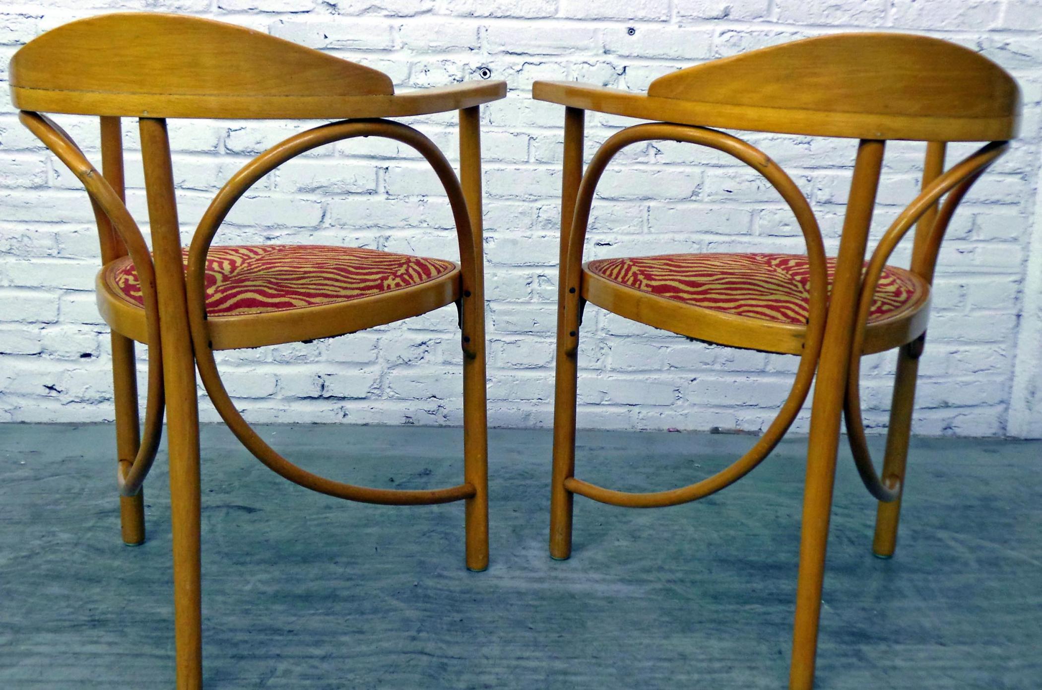 家具 Vintage THONET Arm chair Armstuhl Nr. 81 Gebruder Thonet Bent Wood Chairs (C. 1904) | Modernism
